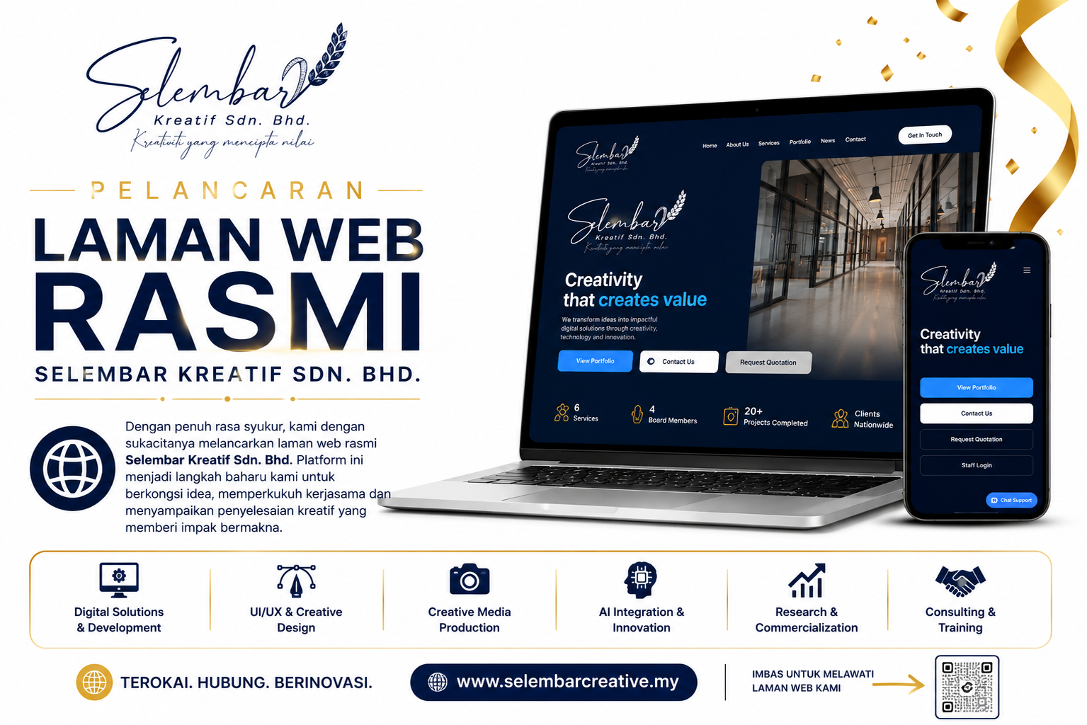 Selembar Kreatif launches its official corporate website